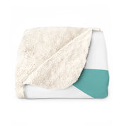 BISHT Sherpa Fleece Blanket | Abstract Sheikha