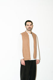 Al-Sudeiri Vest / Reversible - Black and Tan (No Zip)