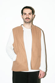 Al-Sudeiri Vest / Reversible - Black and Tan (No Zip)