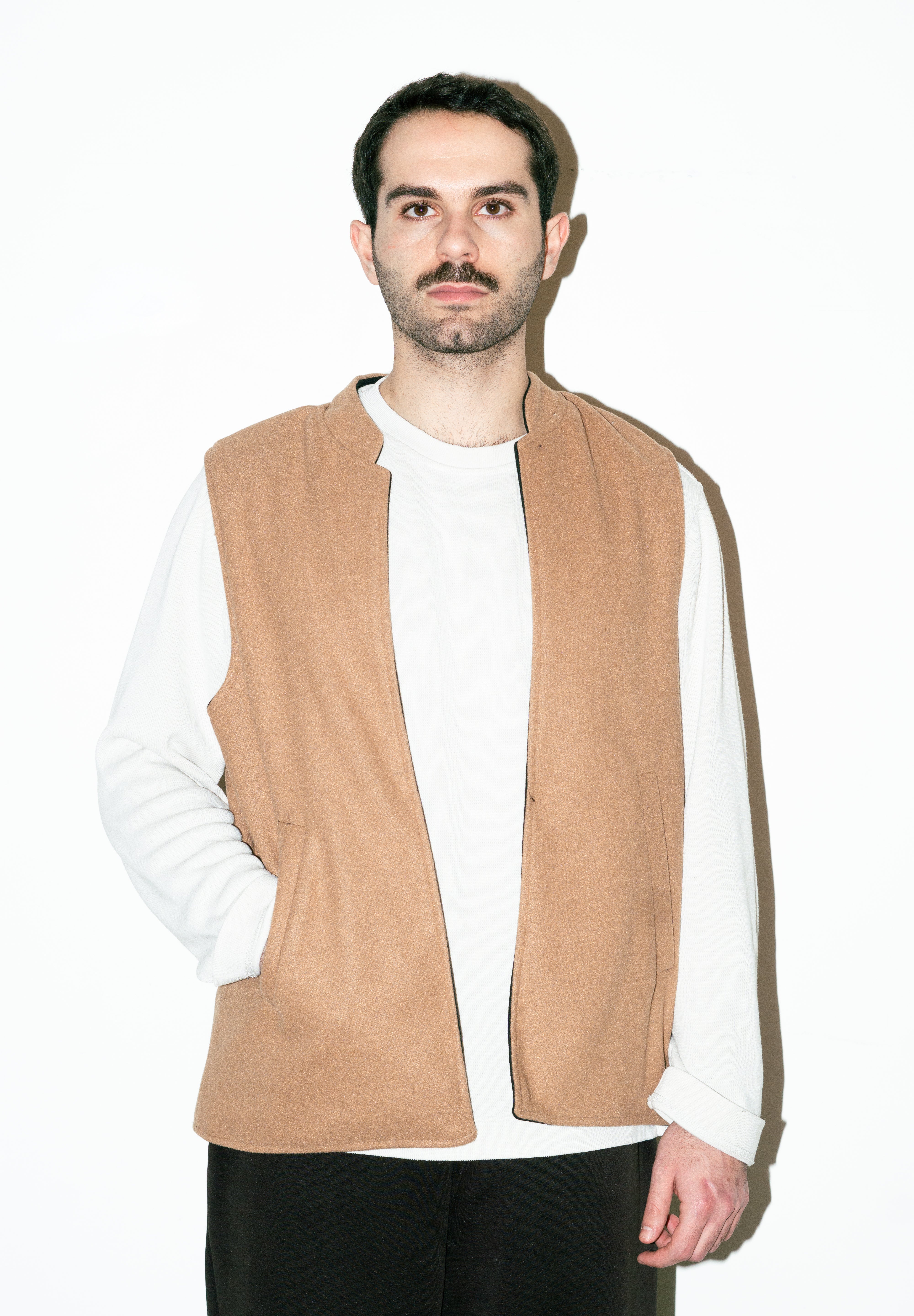 Al-Sudeiri Vest / Reversible - Black and Tan (No Zip)