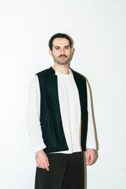 Al-Sudeiri Vest / Reversible - Black and Tan (No Zip)