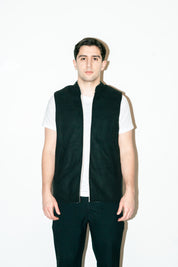 Al-Sudeiri Vest / Reversible - White and Black (No Zip)