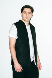 Al-Sudeiri Vest / Reversible - White and Black (No Zip)